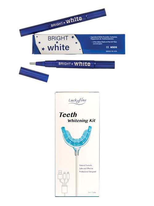 Blanqueadores dentales que exceden los límites para uso profesional